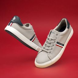 U S Polo Assn Men Grey PU Sneakers-image-39