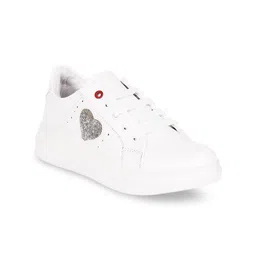 Longwalk Women White & Silver-Toned Sneakers-picture-29