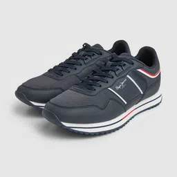 Pepe Jeans Men Tour Club Textured Lace-Up Sneakers-image-99