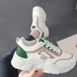 LULU & SKY Women Colourblocked Round Toe Trainers Sneakers-picture-11