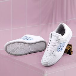 bacca bucci Women Printed Soft Foam Midsole Basics Sneakers-13