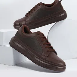 FAUSTO Men Round Toe Memory Foam Sneakers-17