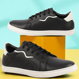 FAUSTO Men Round Toe Memory Foam Sneakers-14