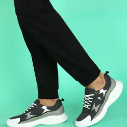 Paragon Men Textured Cushioned Insole & Sturdy Construction Sneakers-image-10