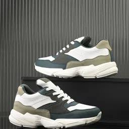 Mactree Men Colourblocked Lace - Ups Sneakers-image-32