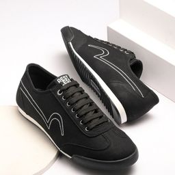 SPYKAR Men Textured Comfort Insole Contrast Sole Lace-Ups Sneakers-45