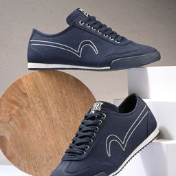 SPYKAR Men Textured Comfort Insole Contrast Sole Lace-Ups Sneakers-99