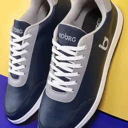 Koburg Men Comfort Insole Contrast Sole Sneakers-image-3