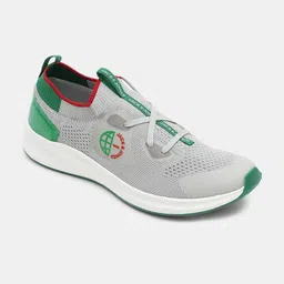 Jack & Jones Men Textured Memory Foam Mesh Slip-On Sneakers image 2