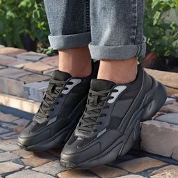 Flying Machine Men IANN Textured Lace-Up Sneakers-picture-25