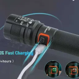 zeno volt BASICS Torch Light LED Flashlight Long Distance Beam Range with 035 Torch Torch image 5