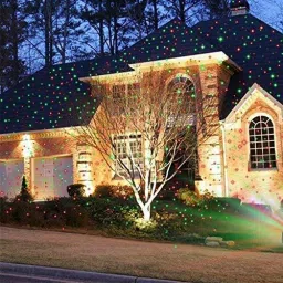 Laser Projection Fairy light Outdoor For Decoration with Landscape LED Lamp EU Plug for New Year, Christmas and All holiday party Shower Laser Light-35
