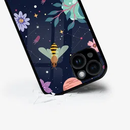 macmerise Floral Printed iPhone 15 Back Case Mobile Accessories-30