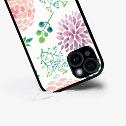 macmerise Floral Printed iPhone 15 Back Case Mobile Accessories-10