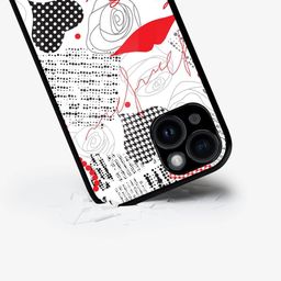 macmerise Typography Printed iPhone 15 Back Case Mobile Accessories-84
