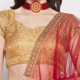 Clora Creation Sequinned Tasselled Border Dupatta image 2