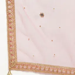 Clora Creation Sequinned Tasselled Border Dupatta image 3