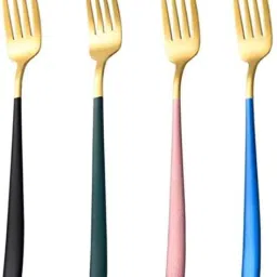 Stainless Steel Dinner Fork for Home/Kitchen, Mirror Polish, Salad Fork Stainless Steel Dessert Fork, Dinner Fork, Fruit Fork, Salad Fork Set-image-99