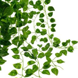 set of 4 strings for home office or gift decorative Green Wild Flower Artificial Flower-image-2