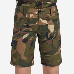 Kids Cargo Bermuda Shorts Army Military Camo Print 500 - Camo Green/Brown-picture-17