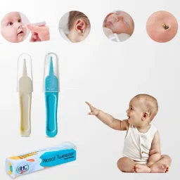 Baby Nose Tweezer Set Manual Nasal Aspirator-13