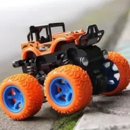 4x4 Stunt Monster Trucks for Kids|Push and Go Friction Powered Stunt Cars|118-30