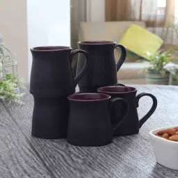 miah decor HandCrafted 200ml Purple (Set of 6) Ceramic Tea Cups-picture-5