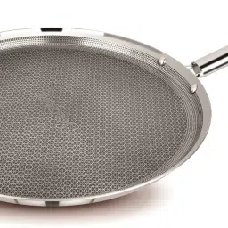 Prizm Honey Comb Triply 18/8 Steel Dosa Tawa Tawa 29 cm diameter-image-63