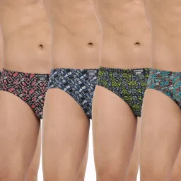 Pack of 5 Soft Combed Cotton Printed Men Brief-10
