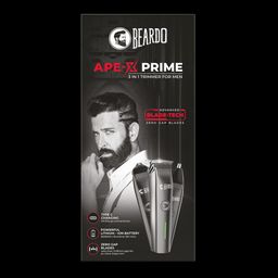 BEARDO Ape-X Prime 3-in-1 Rechargeable Cordless Multipurpose Trimmer for Beard, Face, Nose & Ear for Men (120mins Runtime, Advanced Blade Technology, Black) image 2