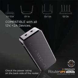 RESONATE RouterUPS CRU12V2A Power Backup for Router image 4