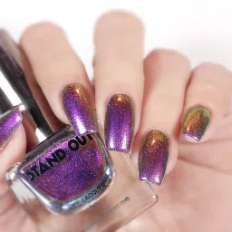 Multi Chrome Colour Changing Shimmer Iridescent Nail Polish Bubbly Bombshell-image-70