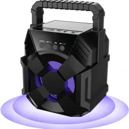 Worricow Best Buy Thumping Bass LED Lights Bluetooth Speaker With USB/TF/AUX/FM Input 10 W Bluetooth Laptop/Desktop Speaker-48