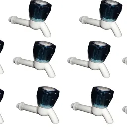 Pvc Black Crystal long body bib cock pack of 10 pvc plastic black Crystal Long body bib cock standard s for hot & cold water bib tap Bib Tap Faucet-image-34