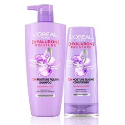 LOreal Set of Hyaluron Moisture Shampoo 650 ml + Conditioner 180 ml image 1
