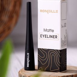 Ronzille Absolute Shine Liquid Matte Eyeliner - 5 ml - Black-18