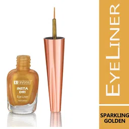 krayons Set of 2 Insta Dri Long-Lasting Sparkling Eyeliner 7ml each - Golden 04 & Brown 06 image 3
