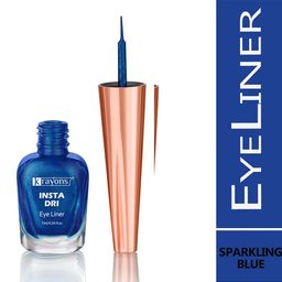 krayons Set of 2 Insta Dri Long-Lasting Sparkling Eyeliner 7ml each - Grey 02 & Blue 07 image 4