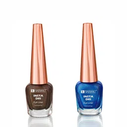 krayons Set of 2 Insta Dri Long-Lasting Sparkling Eyeliner 7ml each - Blue 07 & Brown 06-10