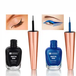 krayons Set of 2 Insta Dri Long-Lasting Sparkling Eyeliner 7ml each - Black 01 & Blue 07-11