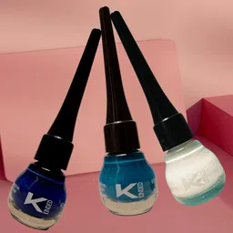 KINDED Set Of 3 Smudge Proof Long-Lasting Matte Finish Liquid Eyeliner - 5ml each-24