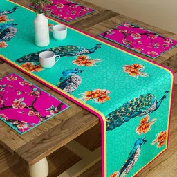 SEJ by Nisha Gupta Set of 6 Table Placemats & Runner image 1