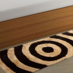 Shopgallery Brown & Cream Geometric Strong & Durable Backing Floor Runner-23