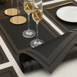 HOKIPO 7 Pieces Tablemats with Table Runner image 2