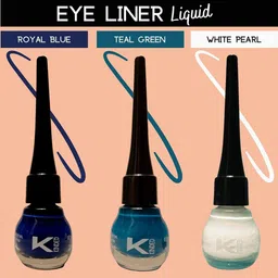 KINDED Set Of 3 Smudge Proof Long-Lasting Matte Finish Liquid Eyeliner - 5ml each image 5