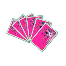 SEJ by Nisha Gupta Set of 7 Printed Table Runner & Placemats image 2