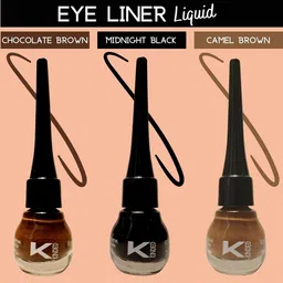 KINDED Set Of 3 Smudge Proof Long-Lasting Matte Finish Liquid Eyeliner - 5ml each image 4