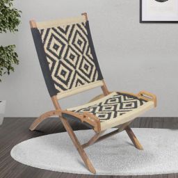 ikiriya Natwest Patio Chair in Black & White Canning Finish-picture-5