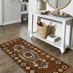 Kuber Industries Ethnic Printed Velvet Runner-48