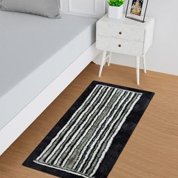 Kuber Industries Blue & White Anti Sid Pure Wool Kitchen Runner-37